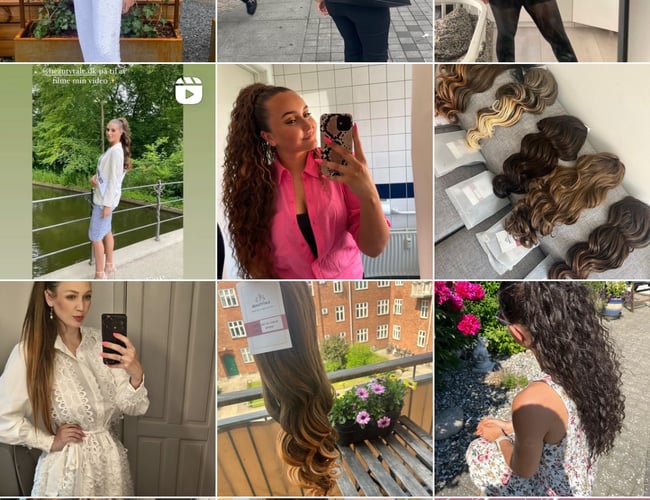 Køreklar webshop til salg med hairextensions - bedste kvalitet på markedet 