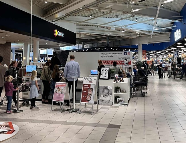 Fotostudie i Aalborg Storcenter 