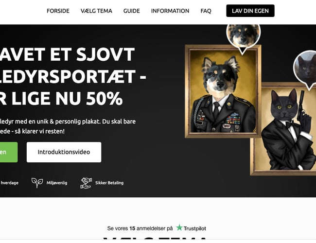 SJOVPLAKAT.DK TIL SALG! - Omsætning på 51000 kr 