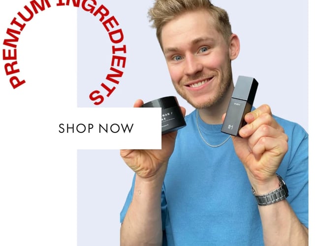 Webshop med kvalitets grooming produkter til mænd