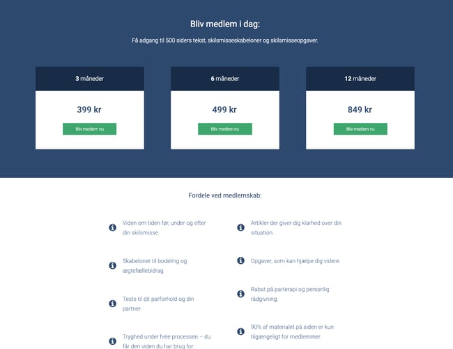 Skilsmisseraad.dk - Webshop sælges. God månedlig passiv indtjening.