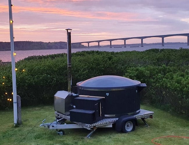 Udlejning af vildmarksbade med tilhørende hjemmeside sælges - omsætter for 5.000-12.000 kr. om måneden