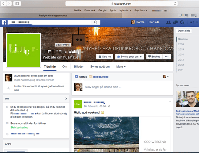 Velfungerende boligwebshop med potentiale