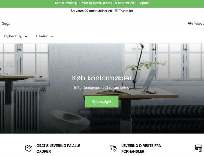 Veletableret Webshop med stærke leverandører - Omsætning 2022: 285.561,58 kr. - Udelukkende organisk vækst