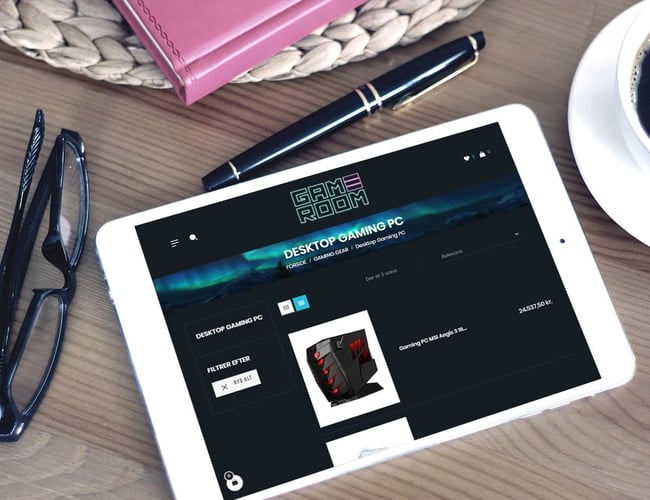 GameRoom.dk - Gaming webshop med dropshipping - Kendte brands med 2500 produkter på shoppen.