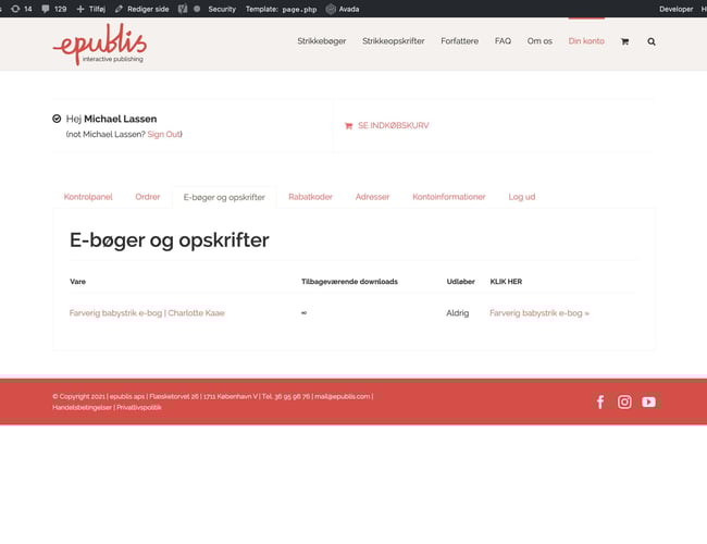 Webshop - Forlag med digitale udgivelser inkl. varelager (værdi 69.412,-)