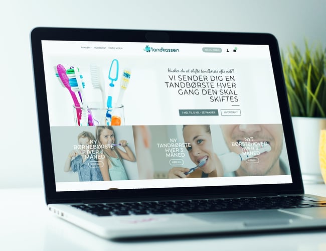 Tandkassen.dk - Abonnementløsning til sund mundhygiejne - 40 abonnementer har prøvet produktet