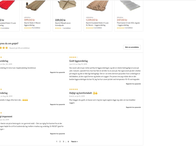 5 år gammel webshop med outdoor udstyr sælges - 2.8 mio i omsætning 2019