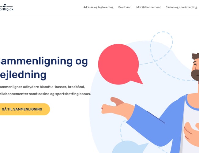 Affiliateside med sammenligning af a-kasser, bredbånd, mobiltelefoni mv. sælges