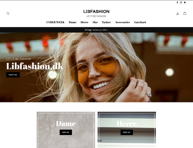 Dropshipping webshop med outlet tøj, sko og accessories