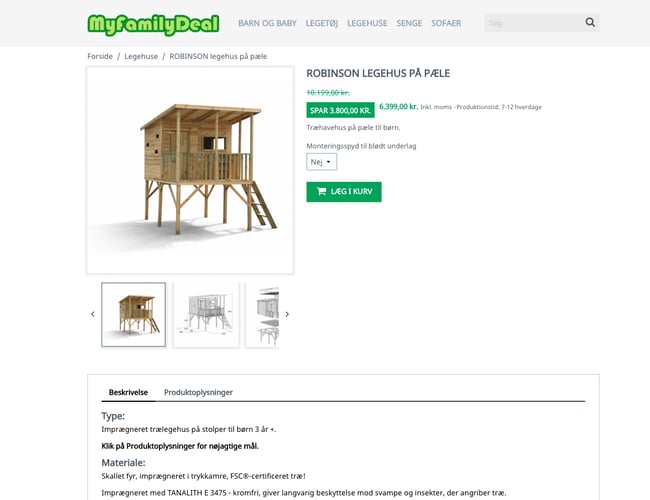 myfamilydeal.dk - Webshop med dropshipping af produkter til hele familien - Overskud 189.568 kr. 
