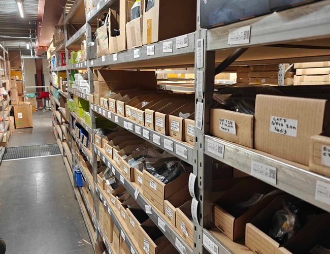 Webshop med salg af AV-udstyr og tilbehør inkl. varelager.