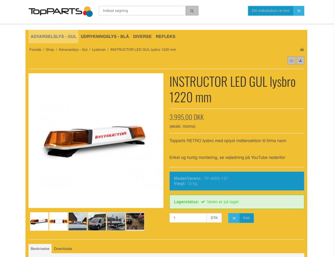 Velrenommeret webshop i autobranchen med uforløst potentiale !