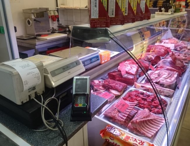 Slagter i centrum af Helsingør på 136m2 - Omsætning pr dag: 2-3.000,- kr. - til afståelse