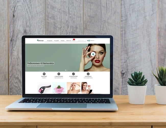 Betterskin.dk | Salg af hudpleje produkter stort udviklingspotentiale - Omsætning på 68.629,25 kr. 2018