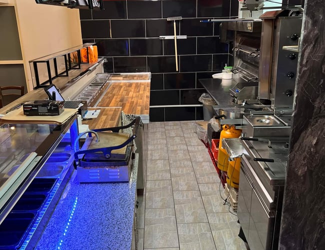 Shawarma/pizza Bar - Beliggenhed på Sønderborgs store gågade.