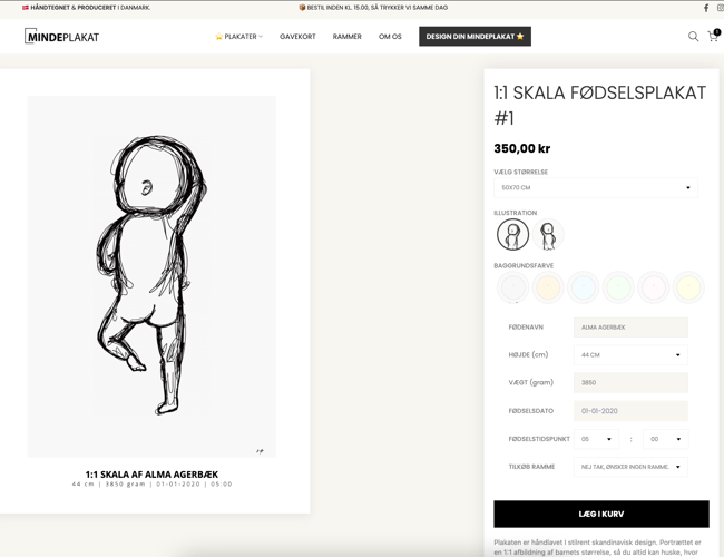 Dropshipping webshop med fokus på børneplakater