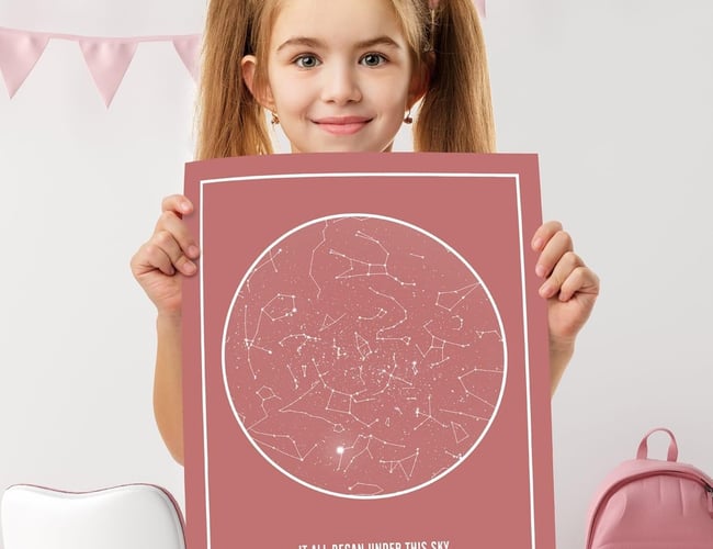 Webshop med personlige plakater til specielle lejligheder - 2021 omsætning: 204.500 kr.