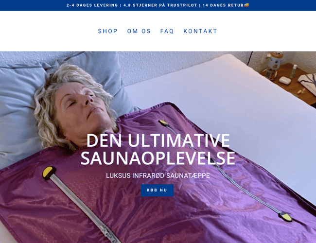 Dropshipping webshop inden for fitness, massage og velvære med 2-4 dages levering! Høj omsætning på kort tid!