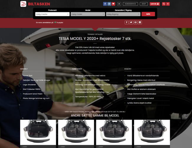 Etableret niche webshop med dropshipping aftale - pr. d. 16-05-2023) Omsætning: 102.975,00 inkl. moms.