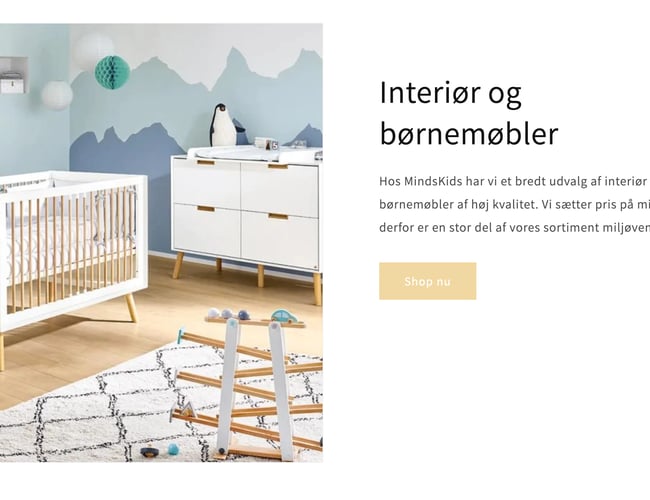 Dropshipping butik med salg af baby-børne udstyr