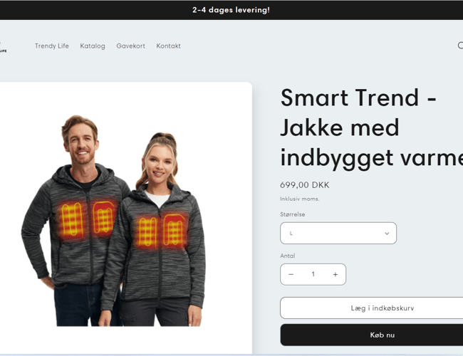 Professionel dropshipping webshop - udviklet af E-com+