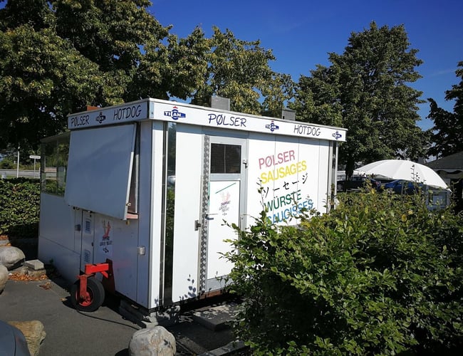 Pølsevogn Haaning de luxe model - Afhentning i Rungsted