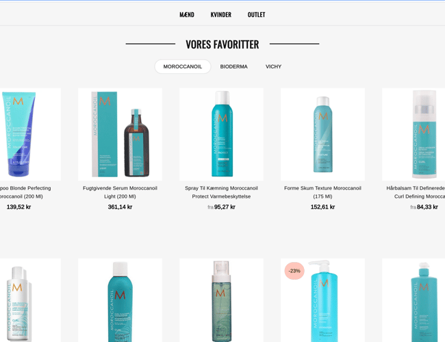 Køreklar webshop med 650+ kendte brands