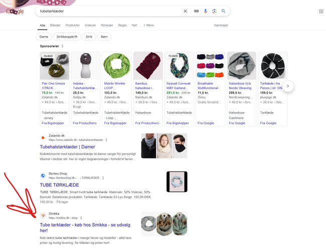 (Varelager 36.000 medfølger) 12 år gammel webshop med accessories til kvinder sælges