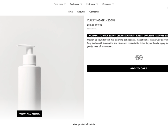 Køreklar Skincare webshop  - Bliv europas største skincare virksomhed!