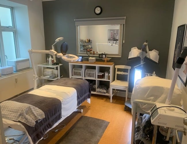 Skønhedsklinik med attraktiv beliggenhed