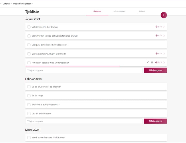 GoBryllup.dk - Kørerklar bryllupsplatform for kommende brudepar