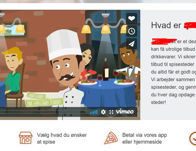 Køreklart dealsite inkl. app inden for café- og restaurationsbranchen sælges