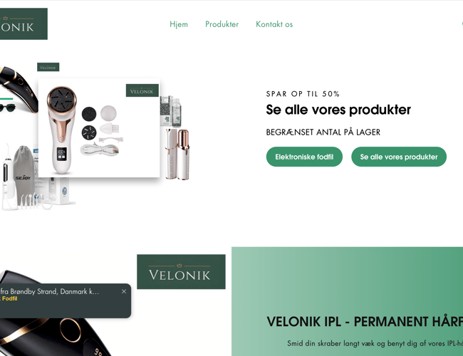 Opdag Skønheden: Velonik.dk - Din Køreklare Dropshipping-Oase for Hudplejeprodukter!