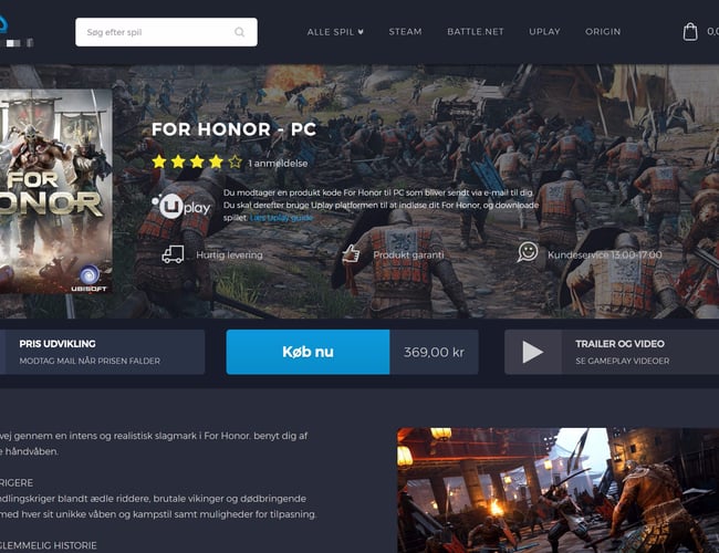 Webshop med salg af CD-keys (fuldautomatisk system + dropshipping)