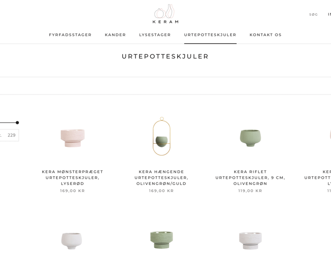 Køreklar Nordisk keramik webshop KERAM.DK - med dansk dropshipping leverandør!