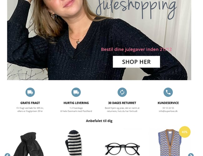 Stærkt Skandinavisk koncept inden for tøj og sko til kvinder samt accessoires - Omsætning på +7.000.000 DKK ex. moms 