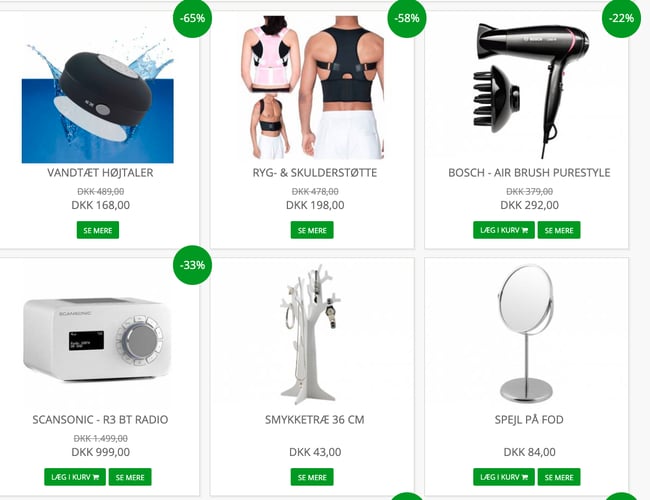 Tjengo.com - Webshop med salg af udstyrsvarer indenfor cykel, have, bolig/køkken m.m.