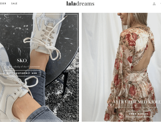 Succesfuld webshop med unikke, feminine styles til kvinder