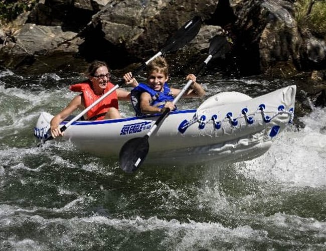 Webshop med dropshipping af oppustelige kajakker