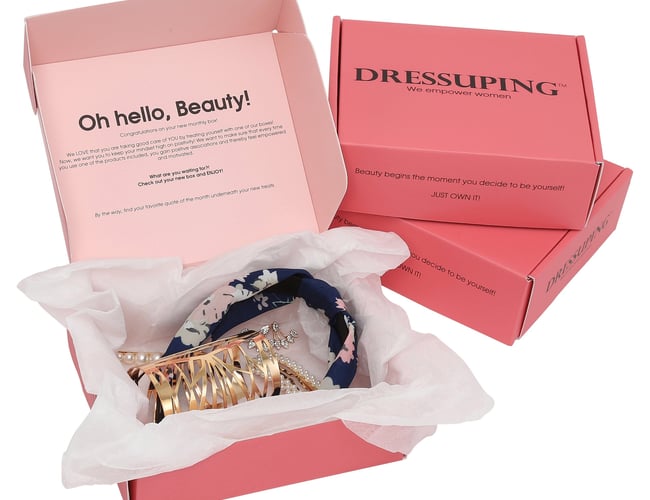 DRESSUPING - Subscription box med accessories koncept 
