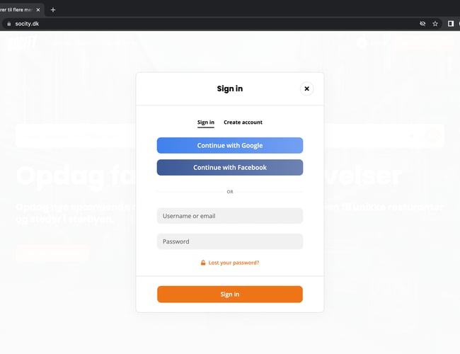 Brugervenlig online platform - AirBnB forretningsmodel
