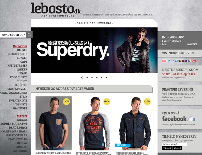 Gør et kup nu! Webshop med godt omdømme og salgsaktivitet