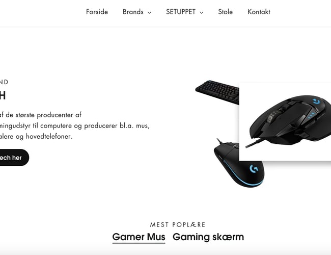 ElGear. dk | 100% Køreklar dropship webshop med Gaming udstyr | Dansk Leverandør