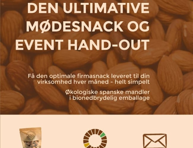 Nutson Avenue - en håndfuld økologiske mandler i bionedbrydelig emballage