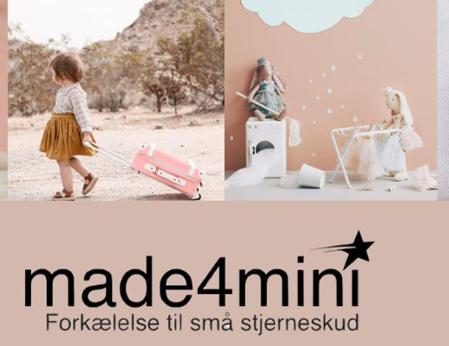 made4mini.dk - Veldrevet webshop med stort potentiale - Børnelegetøj, udstyr og gaver 