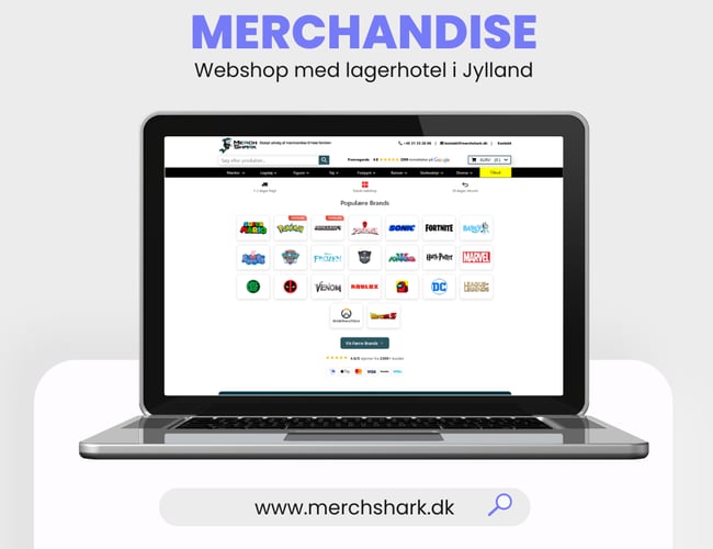 Webshop med 14+ millioner i omsætning de sidste 6 år og fuldautomatiseret drift