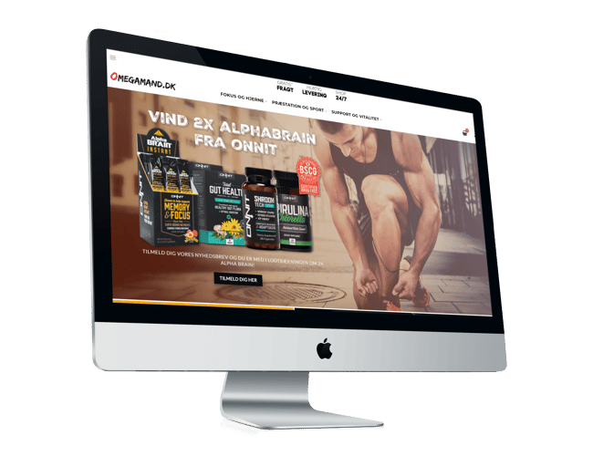 Webshop med kosttilskud - Salg af unik mærke i Danmark - Wordpress