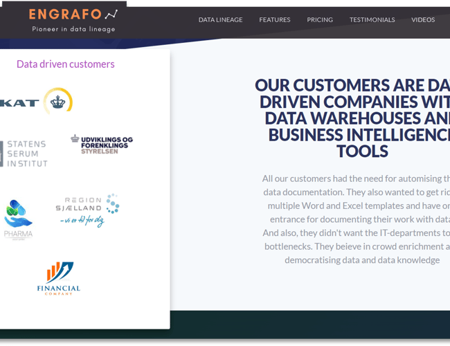 SaaS virksomhed inden for Data Discovery, Data Lineage og Data Dokumentation sælges til Partner/Konsulenthus