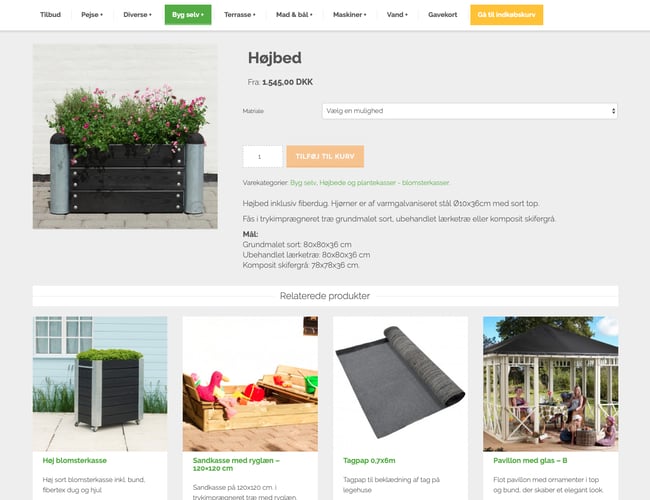 Haveshop med dropshipping og stort potentiale